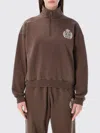 Sporty And Rich Sweatshirt Sporty & Rich Woman Color Brown In Brown