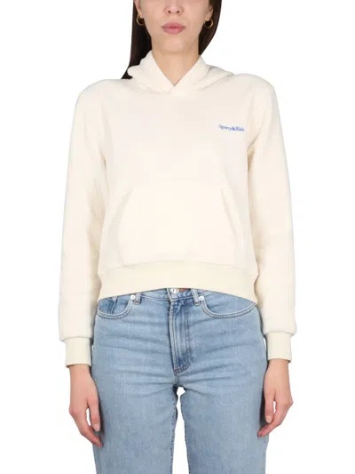 Sporty And Rich Sweatshirt With Logo In Neutral