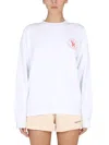 Sporty And Rich Wellness Logo-print Cotton-jersey Sweatshirt