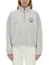 SPORTY AND RICH SPORTY & RICH SWEATSHIRT WITH LOGO