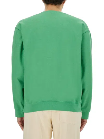Sporty And Rich Sporty & Rich Sweatshirt With Logo Unisex In Green