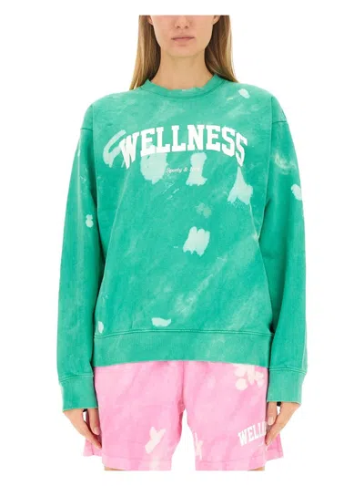 SPORTY AND RICH SWEATSHIRT WITH LOGO