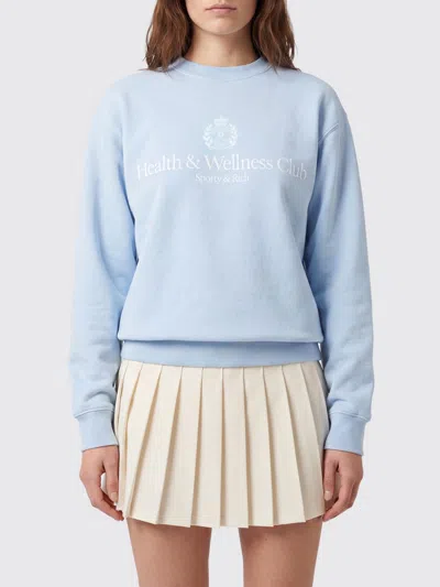Sporty And Rich Sporty &amp; Rich Sweatshirt Woman Sporty & Rich In Blue