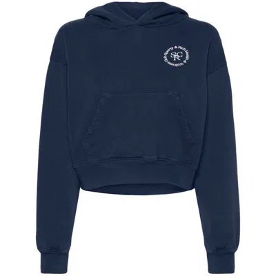 Sporty And Rich Sporty & Rich Sweatshirts In Blue