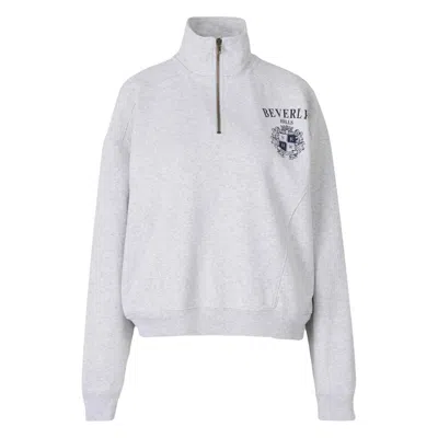 SPORTY AND RICH SWEATSHIRTS GRAY