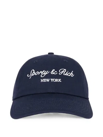 Sporty And Rich Syracuse Cap In Black