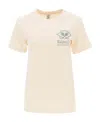 Sporty And Rich T-shirt With Round Neck And Short Sleeves In White