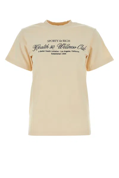 Sporty And Rich T-shirt-m Nd Sporty & Rich Female In Neutral