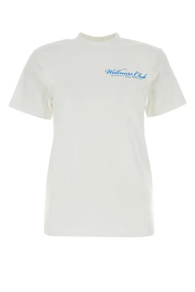 Sporty And Rich T-shirt-m Nd Sporty & Rich Female In White