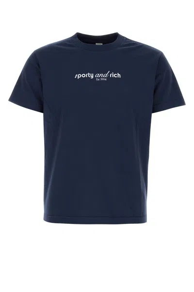 Sporty And Rich T-shirt-s Nd Sporty & Rich Male In Blue