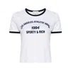Sporty And Rich White Cotton T-shirt