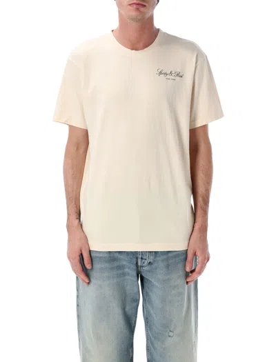 Sporty And Rich Sporty & Rich T Shirts And Polos Beige In Neutral