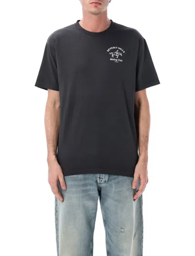 Sporty And Rich Sporty & Rich T Shirts And Polos In Black