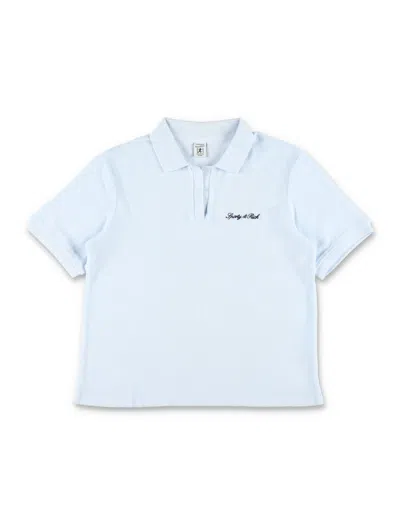 Sporty And Rich Sporty & Rich T Shirts And Polos In Blue