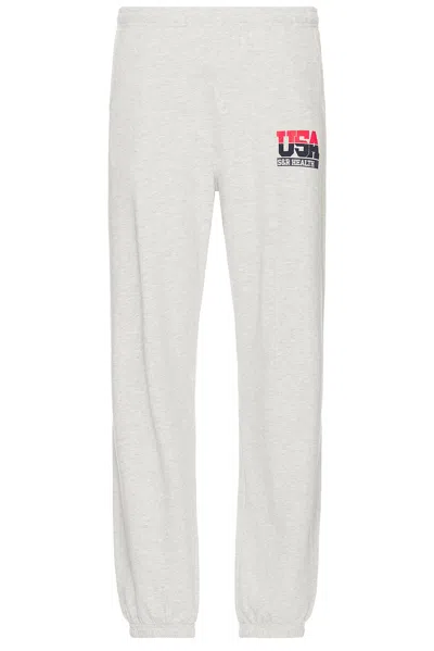 Sporty And Rich Team Usa Sweatpant In Gray