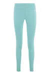 Sporty And Rich Logo-print High-waisted Leggings