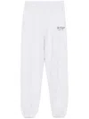 Sporty And Rich The Carlyle Script Track Pants In Grey