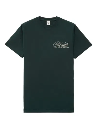 Sporty And Rich The Carlyle Souvenir T-shirt In Grün