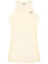 Sporty And Rich The Steffi Action Pleated Minidress In Neutrals