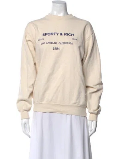 Pre-owned Sporty And Rich Top In Neutral