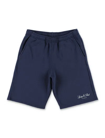 Sporty And Rich Sporty & Rich Trendy Mini Shorts For Girls In Blu