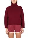 Sporty And Rich Sporty & Rich Turtleneck Shirt In Red