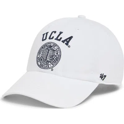 Sporty And Rich Sporty & Rich Ucla Crest Cotton Twill Baseball Cap