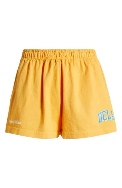 Sporty And Rich Sporty & Rich Ucla Ivy Disco Graphic Shorts