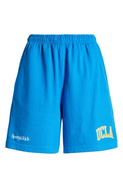 Sporty And Rich Sporty & Rich Ucla Ivy Fleece Graphic Gym Shorts