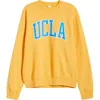 Sporty And Rich Sporty & Rich Ucla Ivy Fleece Logo Graphic Sweatshirt