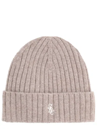 Sporty And Rich Sporty & Rich Unisex Sporty Cap With Logo In Brown