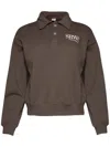 Sporty And Rich Upper East Side Cotton Polo In Brown