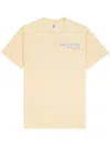 Sporty And Rich Ny Racquet Club Cotton T-shirt In Yellow