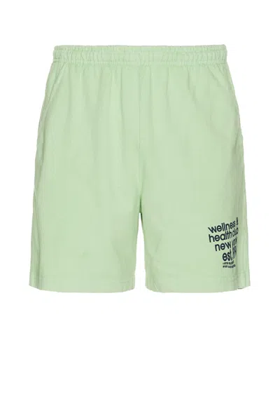 Sporty And Rich Green Usa Health Club Shorts In Thyme