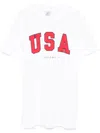 Sporty And Rich Usa-print T-shirt In White