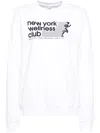 Sporty And Rich Usa Wellness Club Sweatshirt In 白色