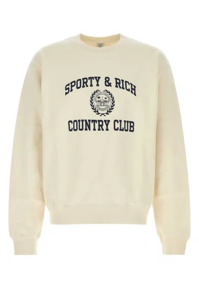 Sporty And Rich Sporty & Rich Sweatshirt Woman Color White In Neutral