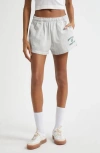Sporty And Rich Sporty & Rich Varsity Crest Disco Graphic Shorts