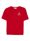 Sporty And Rich Sporty & Rich Jersey "vendome" In Red