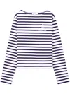 Sporty And Rich Vendome Cotton T-shirt In Blau
