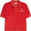 Sporty And Rich Sporty & Rich Vendome Cotton Terry Polo