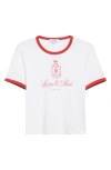 Sporty And Rich Vendome T-shirt In White