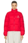 Sporty And Rich Vendome Embroidered Cashmere And Wool-blend Sweater In Sports Red & Cream