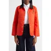 Sporty And Rich Sporty & Rich Vendome Quilted Nylon Jacket In Squash