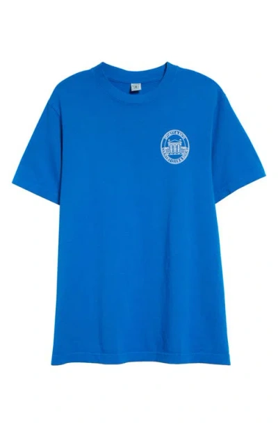 Sporty And Rich Sporty & Rich Vendome Resort Graphic T-shirt In Paris Blue