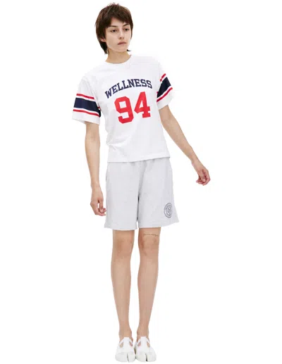 Sporty And Rich “wellness 94” Print T-shirt In White