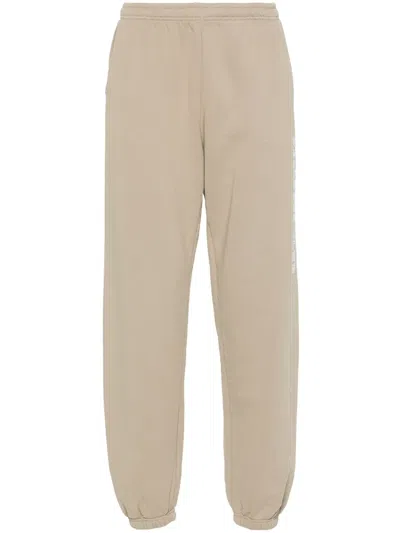 Sporty And Rich Wellness Club Cotton Track Pants In 中性色