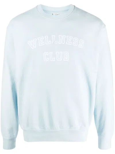 Sporty And Rich Wellness Club In Baby Blue White