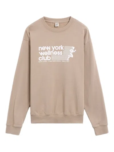 Sporty And Rich Wellness Club Sweatshirt In Neutral