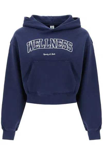 SPORTY AND RICH WELLNESS CROPPED HOODIE